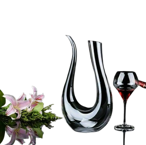 Crystal U-shaped 1500ml Wine Decanter
